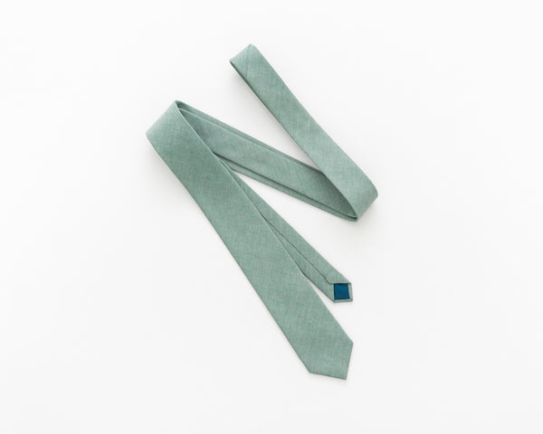 Sage green tie