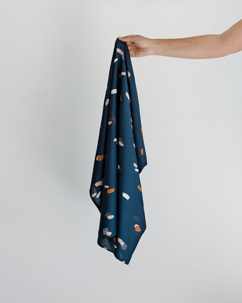 Summer scarf / Norah blue