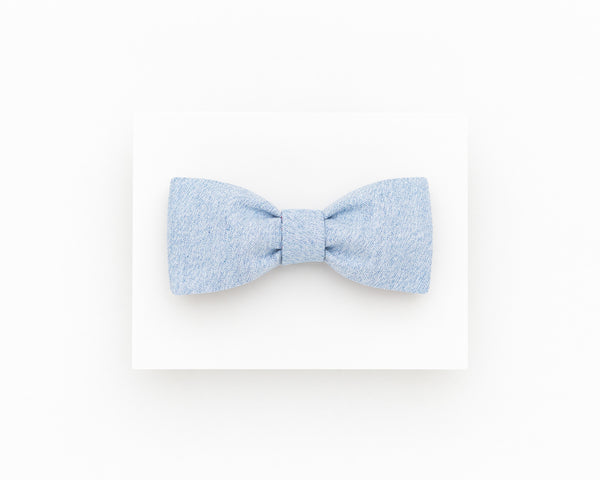 Light blue floral bow tie for men - Isola bow tie
