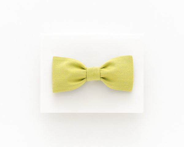 Lime green bow tie