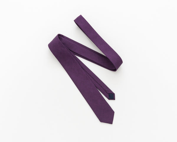 Dark purple tie
