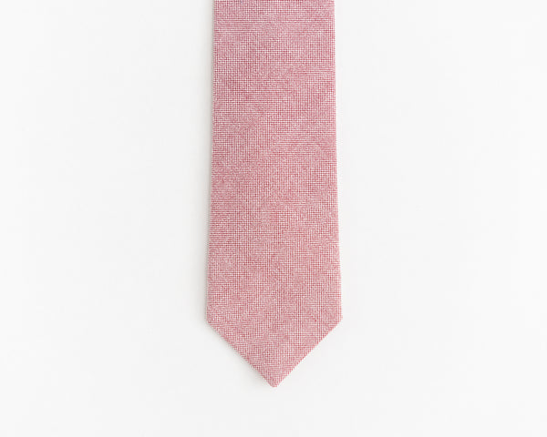 Salmon red tie