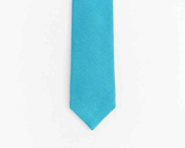 Aqua blue tie