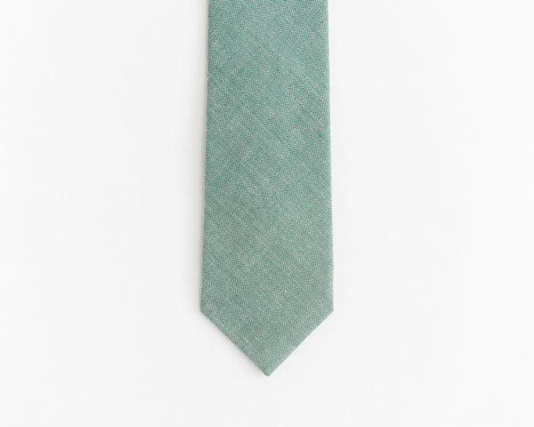 Sage green tie