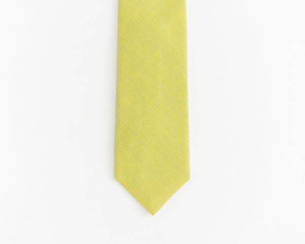 Lime green tie