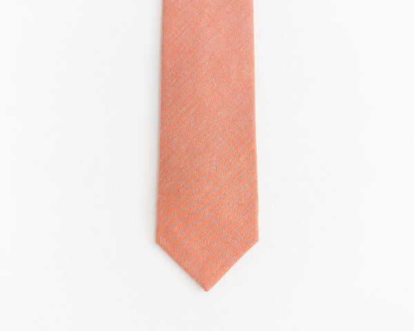 Light orange tie