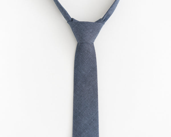 Slate grey tie