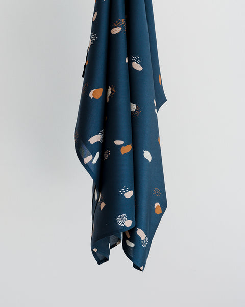 Summer scarf / Norah blue